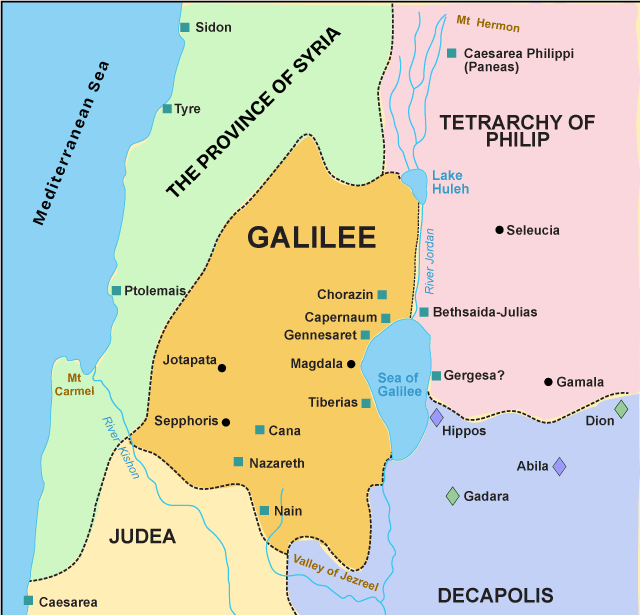 Jesus and the Syrophoenician Woman 1 galilee SacredChristianPages